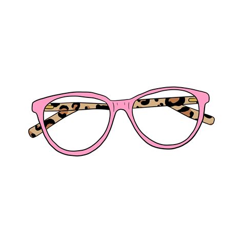 pink cheetah print glasses